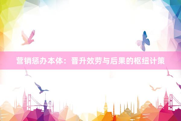 营销惩办本体：晋升效劳与后果的枢纽计策